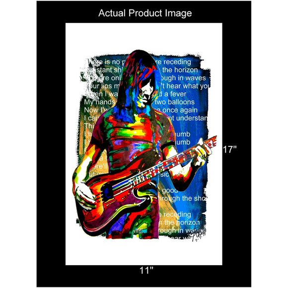 Roger Waters Pink Floyd Bass Progressive Rock Music Poster Print Wall Art 11x17 - Picture 2 of 5
